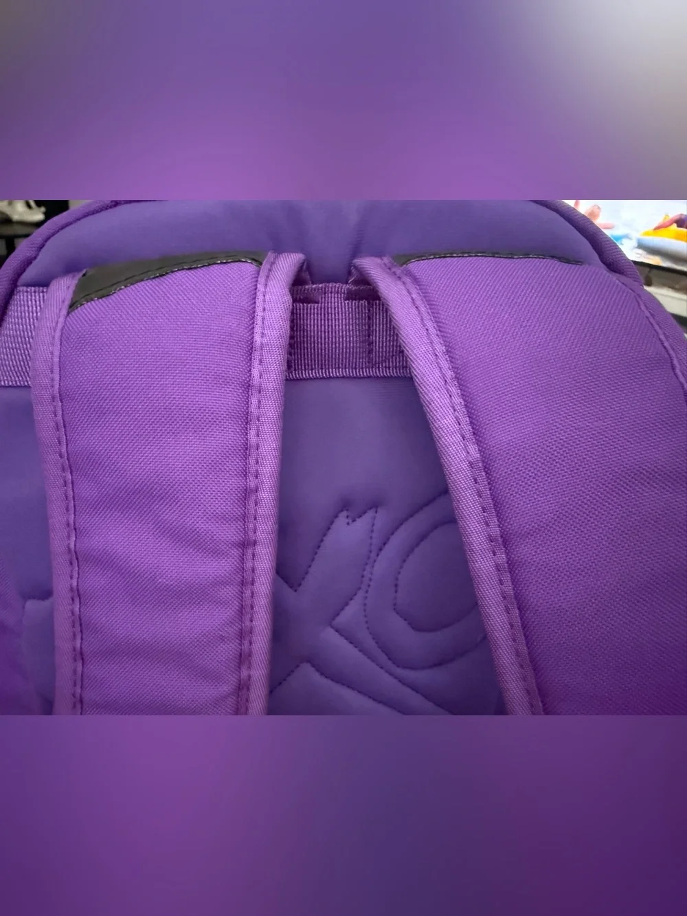 Nikon Purple Men's Backpack with Multiple Pockets